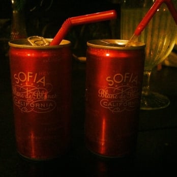 Maxine's On Shine - Order the Sofia sparkling wine! It comes in a sweet tiny can with a straw and is named after Sofia Coppola, - New American Near Me - Orlando, Florida Maxine's On Shine - Order the Sofia sparkling wine! It comes in a sweet tiny can with a straw and is named after Sofia Coppola, - New American Near Me - Orlando, Florida