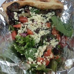 Brick Oven Mesclun Salad Pizza
