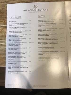 Menu photo 1 Yorkshire Rose Bracknell, BRC