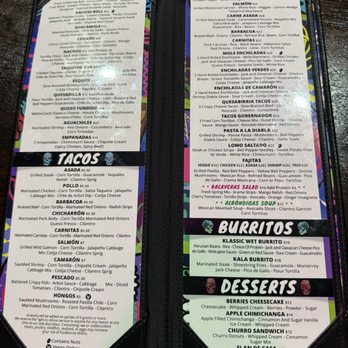 Kalaveras - Menu - Mexican Near Me - Orange, California