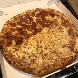 Vocelli Pizza - Half Pepperoni, Half Extra Cheese