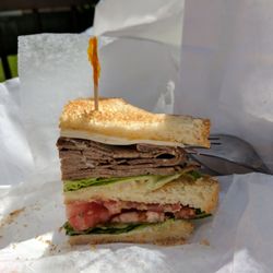 Queen of Harts - What was left (1/4) of their roast beef club by the time I remembered to take a photo