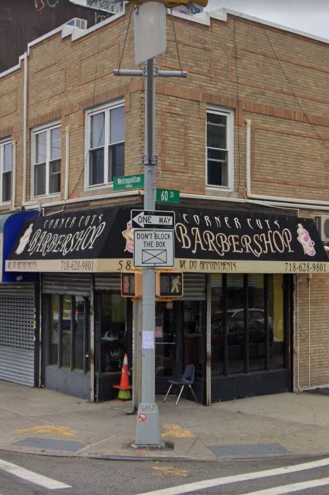 Corner Cuts Barber Shop Logo