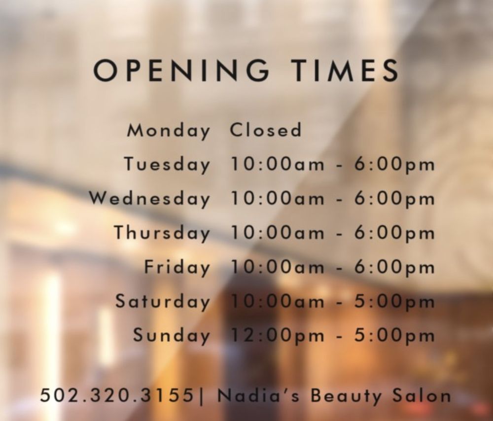 NADIA’S BEAUTY SALON Updated October 2024 1230 US 127 S, Frankfort
