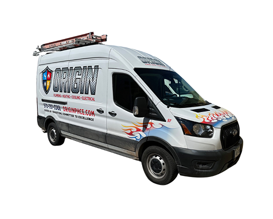 Slide of Origin Plumbing Heating Cooling Electrical