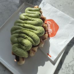 Matcha cream croffle Matcha cream croffle