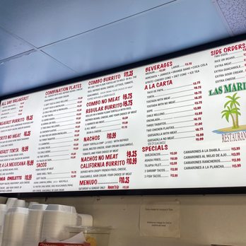 Las Marias - Menu march 2023 - Mexican Near Me - Monrovia, California Las Marias - Menu march 2023 - Mexican Near Me - Monrovia, California