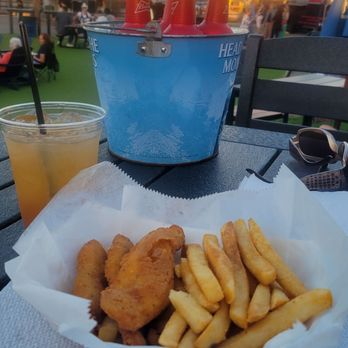 Frankie Martin’s Garden - Bucket of beer with chicken strips and fries - Food Court Near Me - Saint Charles, Missouri Frankie Martin’s Garden - Bucket of beer with chicken strips and fries - Food Court Near Me - Saint Charles, Missouri