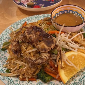 Rukdiew Cafe - Soft Shell Crab Pad Thai - Thai Near Me - Portland, Oregon Rukdiew Cafe - Soft Shell Crab Pad Thai - Thai Near Me - Portland, Oregon