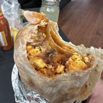 Pico Pica Rico - One monster bite into my chorizo burrito - Mexican Near Me - Sherman Oaks, California