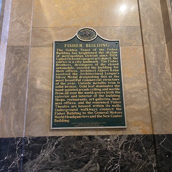 Fisher Building - Landmarks & Historical Buildings Near Me - Detroit, Michigan