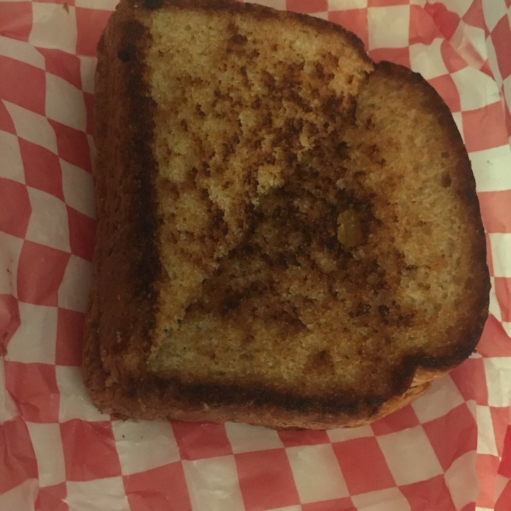 Gus's Restaurant - Burnt grilled cheese sandwich made with processed cheese - Italian Near Me - Sudbury, Ontario