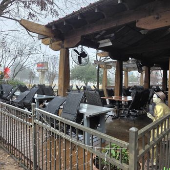 Freda's Seafood Grille - The outdoor seating area, closed on the foggy and cold day of our visit - Seafood Near Me - Austin, Texas Freda's Seafood Grille - The outdoor seating area, closed on the foggy and cold day of our visit - Seafood Near Me - Austin, Texas