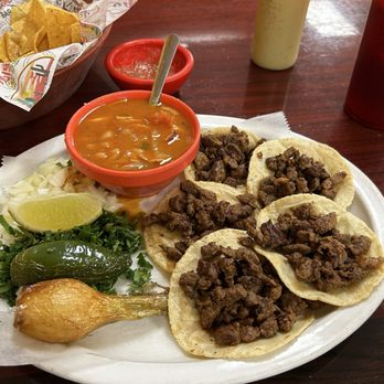 Taqueria de Jalisco - #47 - 5 mini tacos - Mexican Near Me - Houston, Texas Taqueria de Jalisco - #47 - 5 mini tacos - Mexican Near Me - Houston, Texas