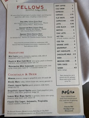 Menu photo 1 Fellows Cafe Roswell, GA