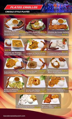 Menu photo 3 Las Caleñas Colombian Restaurant Katy, TX