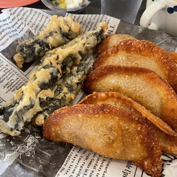 BBMyun - Kimmari (left) and jumbo noodle dumpling (right). Both are delish! - Noodles Near Me - Duluth, Georgia