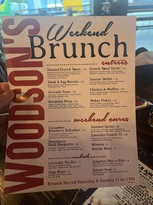 Menu photo 2 Woodson's Local Tap + Kitchen Conroe, TX