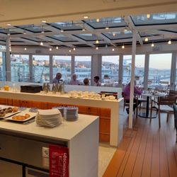 Viking River Cruise - Front deck eating area