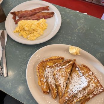 Joe's Coffee Shop - French toast + Side of eggs (2) + 2 bacon - Breakfast & Brunch Near Me - San Francisco, California Joe's Coffee Shop - French toast + Side of eggs (2) + 2 bacon - Breakfast & Brunch Near Me - San Francisco, California