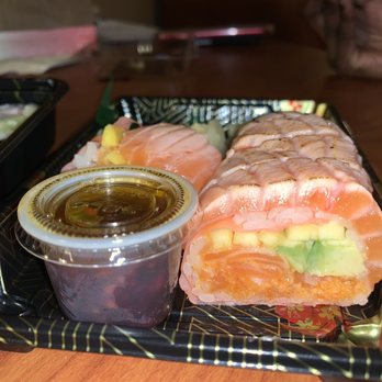 Sushi Village - Crazy salmon roll - Sushi Bars Near Me - Poughkeepsie, New York Sushi Village - Crazy salmon roll - Sushi Bars Near Me - Poughkeepsie, New York