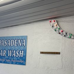 Pasadena Car Wash & Auto Detailing - Xmas lights