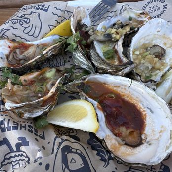 Fishetarian Fish Market - Best barbecue oysters ever - Seafood Near Me - Bodega Bay, California Fishetarian Fish Market - Best barbecue oysters ever - Seafood Near Me - Bodega Bay, California