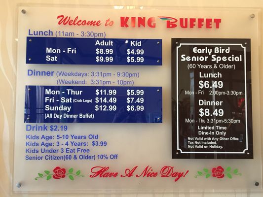 Menu photo 5 King Buffet Plano, TX