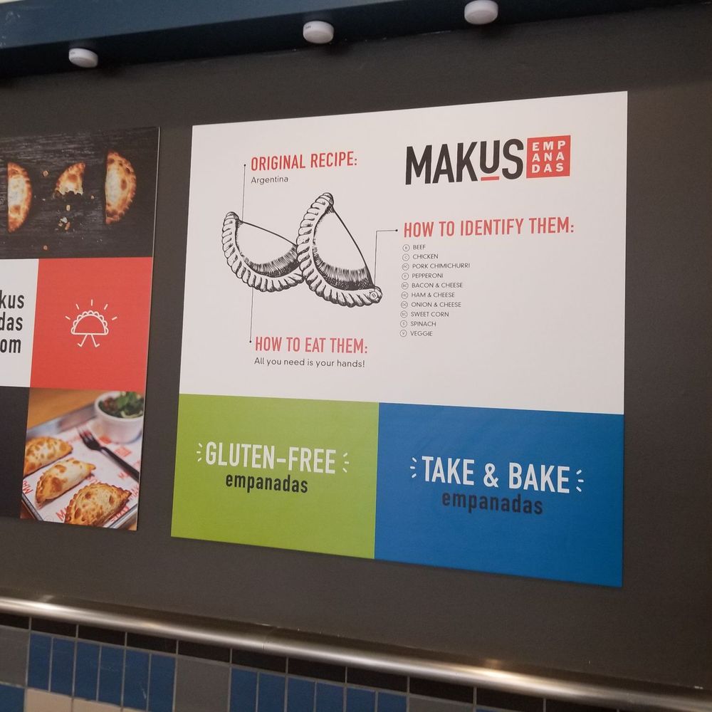 Makus Empanadas - the menus on the wall - Empanadas Near Me - Durham, North Carolina Makus Empanadas - the menus on the wall - Empanadas Near Me - Durham, North Carolina