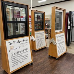 Bliffert Lumber & Design - Newly renovated Design Center June 2024-Window displays