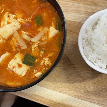 8 Star K - Soy Bean Tofu Soup + comp Rice - Korean Near Me - Yucca Valley, California