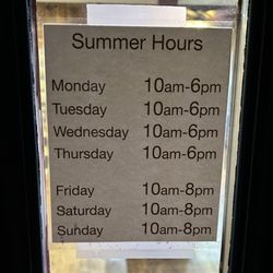 Garden of the Gods Outpost - Hours as of 9/5/2025