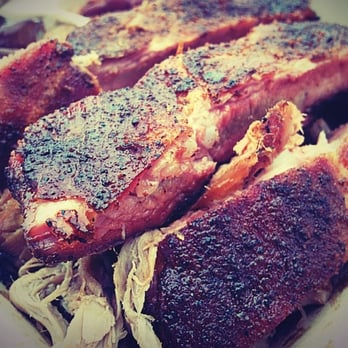 Gorilla Barbeque - Two-Way Combo: Ribs & Pulled Pork ($15.25 +.50 for ribs). SO dry! :( - Barbeque Near Me - Pacifica, California