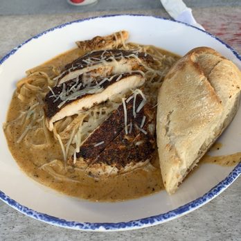 Rusty Bellies - Pasta with blackened chicken - Seafood Near Me - Tarpon Springs, Florida
