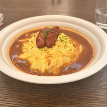GIWA - Omurice fried rice with pork sausage - Breakfast & Brunch Near Me - Santa Clara, California