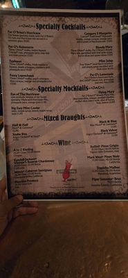Menu photo 2 Pat O'Brien's Orlando, FL Menu photo 2 Pat O'Brien's Orlando, FL