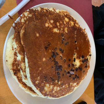 Table Talk - Chocolate chip pancakes - American Near Me - Alexandria, Virginia Table Talk - Chocolate chip pancakes - American Near Me - Alexandria, Virginia