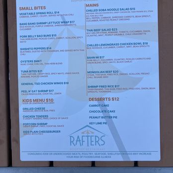 Rafters Rooftop Restaurant - Menus - Tapas/Small Plates Near Me - Spring Lake, Michigan Rafters Rooftop Restaurant - Menus - Tapas/Small Plates Near Me - Spring Lake, Michigan