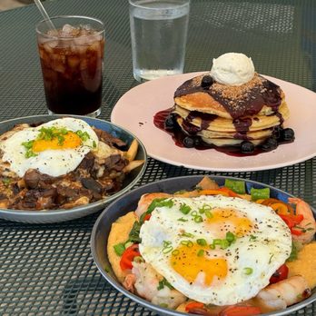 Unconventional Diner - Buttermilk Pancakes French Dip Poutine Caribbean Shrimp & Grits - Breakfast & Brunch Near Me - Washington, DC, District of Columbia