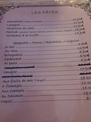 Menu photo 3 villa sorrento Manage, WHT