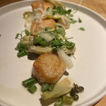 Shaker + Spear - Scallops Grenobloise* - Seafood Near Me - Seattle, Washington Shaker + Spear - Scallops Grenobloise* - Seafood Near Me - Seattle, Washington