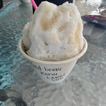 Happy Honu Shave Ice - Cold brew with snow camp and coffee ice cream in the middle - Shaved Ice Near Me - Peoria, Arizona Happy Honu Shave Ice - Cold brew with snow camp and coffee ice cream in the middle - Shaved Ice Near Me - Peoria, Arizona