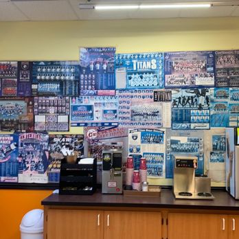 Donut House - a counter with a coffee machine - Donuts Near Me - Frisco, Texas Donut House - a counter with a coffee machine - Donuts Near Me - Frisco, Texas