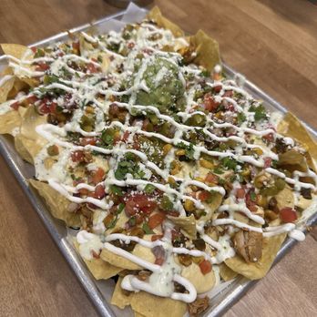 Kompas Taqueria - Nachos with pork Al pastor - Tacos Near Me - Draper, Utah