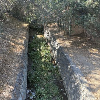 Live Oak County Park - Stone lined ditch - Parks Near Me - Fallbrook, California