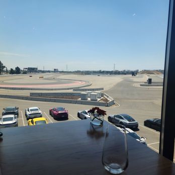 Restaurant 917 - View of the track from our table - New American Near Me - Carson, California
