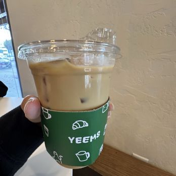 Yeems Coffee - Iced oat milk latte - Coffee & Tea Near Me - Gardena, California Yeems Coffee - Iced oat milk latte - Coffee & Tea Near Me - Gardena, California