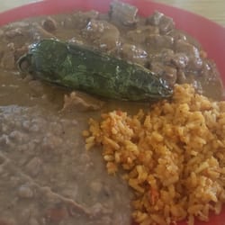 The Ranch House - Carne guisada with homemade tortillas.