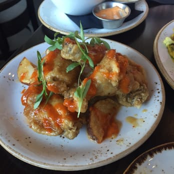Woodblock - Chicken wings!  Super yum - Cocktail Bars Near Me - Redmond, Washington