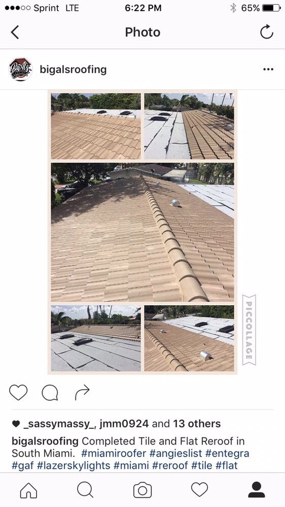 Slide of Big Al's Roofing